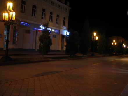 Lights on the street Zemskaya