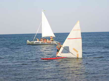 A sail!