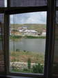 Вид из окна гостиной. Коттедж в Коктебеле